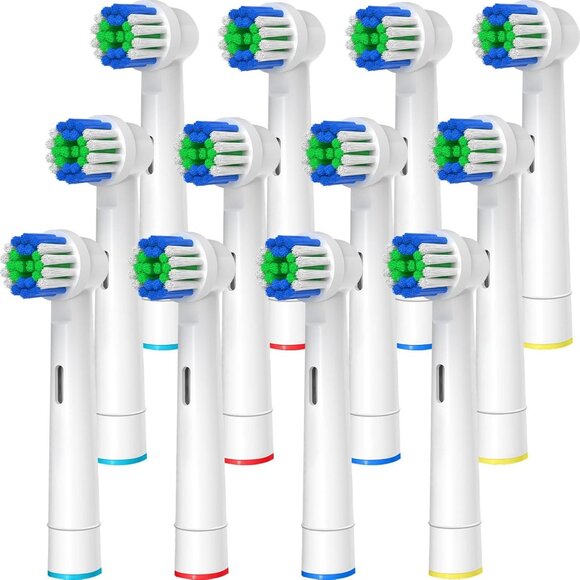 Replacement Toothbrush Heads Compatible with Oral B Braun, 12 Pcs Professional E - Picture 1 of 6